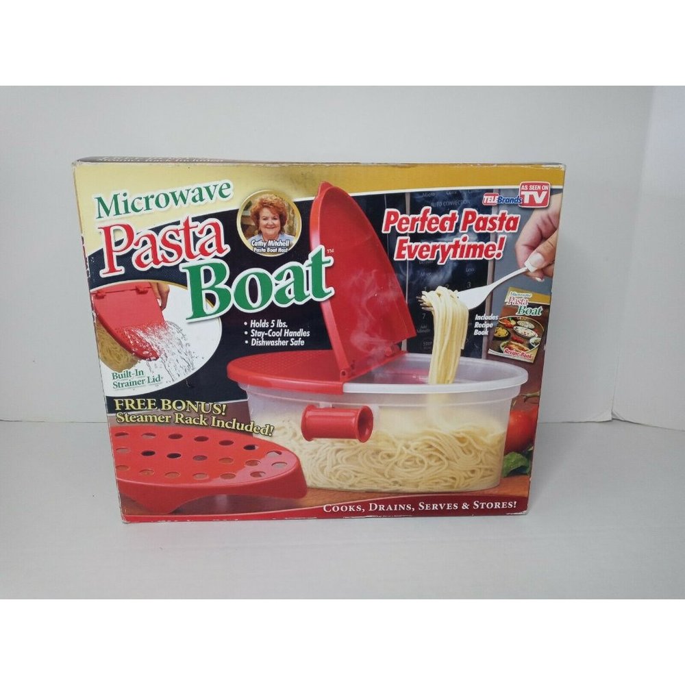 Microwave PASTA BOAT by Telebrands As Seen On TV Perfect Pasta